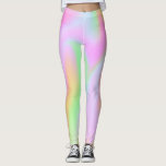 Roze holografische regenboogLeggings Leggings<br><div class="desc">Holografische blush regenboog.</div>