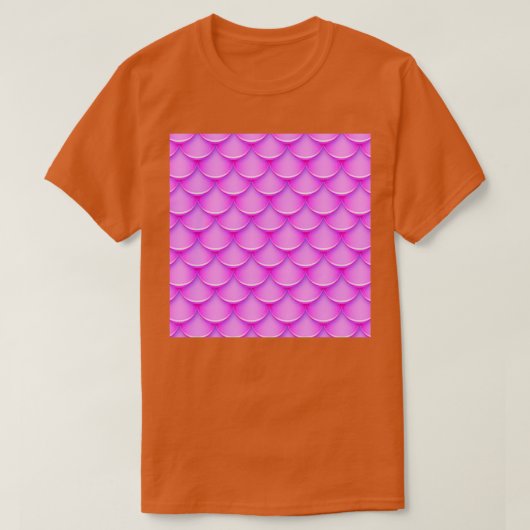 Roze holografische Zeemeermin T-shirt (Design voorkant)