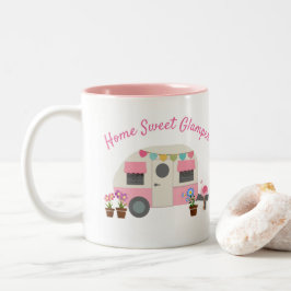 Roze Home Sweet Glamper Mok