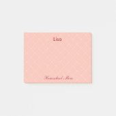  Roze Homeschool Moeder Post-it® Notes (Voorkant)