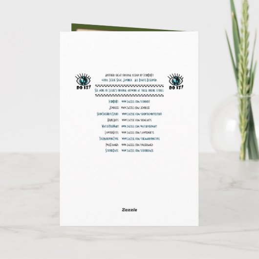 Roze Hond Roos Botanische Illustratie - Personalis Kaart (Achterkant)