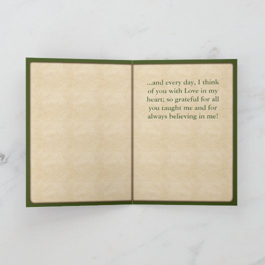 Roze Hond Roos Botanische Illustratie - Personalis Kaart (Binnen)