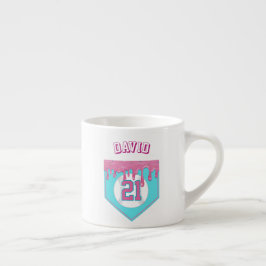 Roze honkbal Drip Espresso Kop