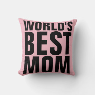 Roze Hoofdkussen van het MAMMA van de WERELD het Kussen