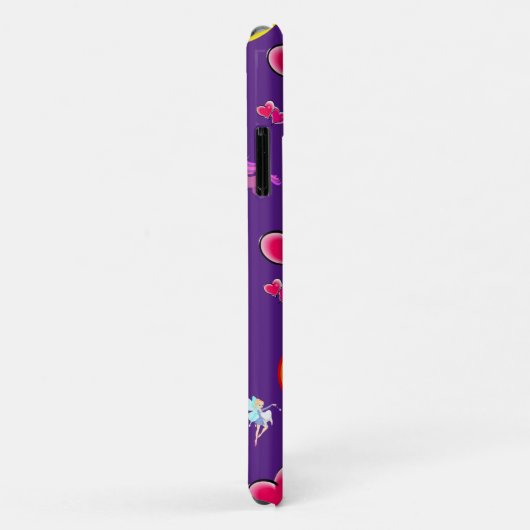 Roze hoofdletters Case-Mate iPhone case (Achterkant/rechts)