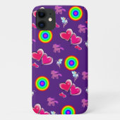 Roze hoofdletters Case-Mate iPhone case (Achterkant)