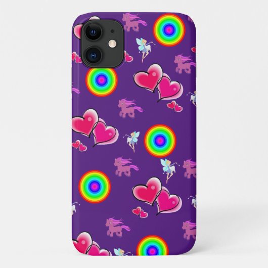 Roze hoofdletters Case-Mate iPhone case (Achterkant)