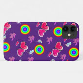 Roze hoofdletters Case-Mate iPhone case (Achterkant (horizontaal))