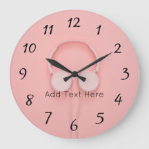 Roze hoofdtelefoon met draden