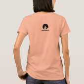 Roze hoofdtelefoon t-shirt (Achterkant)