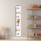 Roze Hoogland Kalf Groeicurve Poster