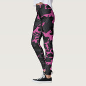 Roze hooglichten Camo Leggings (Links)