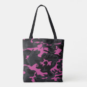 Roze hooglichten Camo Tote Bag (Achterkant)