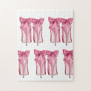 roze hoogvlakkige puzzel