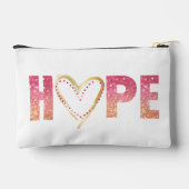 Roze 'HOOP' Boodschap met Hart Etui (Achterkant)