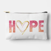 Roze 'HOOP' Boodschap met Hart Etui (Voorkant)