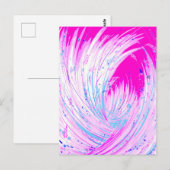 Roze horizon briefkaart (Voorkant / Achterkant)