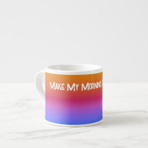 Roze horizon espresso kop