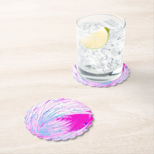 roze horizon kartonnen onderzetters (Insitu)