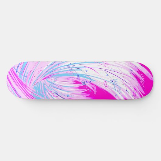 Roze horizon persoonlijk skateboard (Horizontaal)