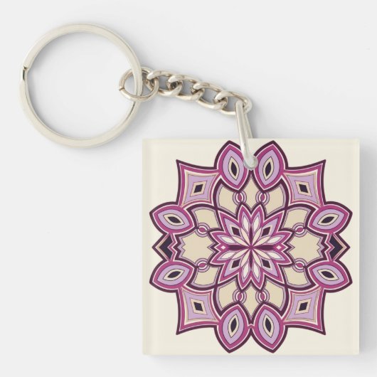 Roze Horizon Sleutelhanger (voorkant)