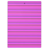 Roze horizontale strepen klembord (Achterkant)
