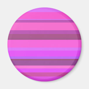 Roze horizontale strepen magneet