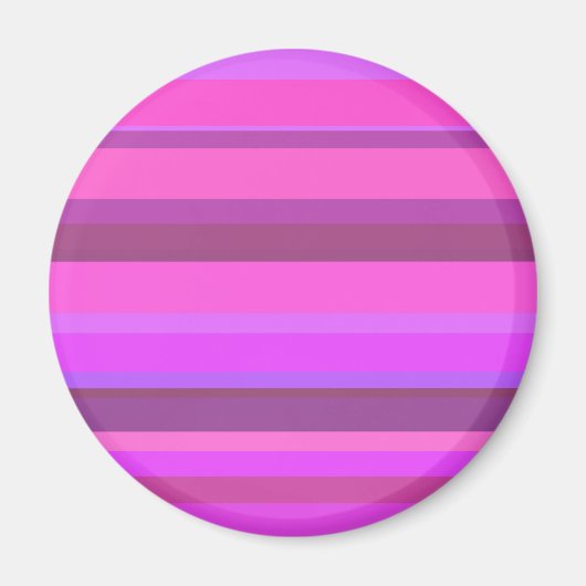 Roze horizontale strepen magneet (Voorkant)