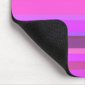 Roze horizontale strepen muismat (Hoek)