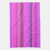 Roze horizontale strepen theedoek (Verticaal)
