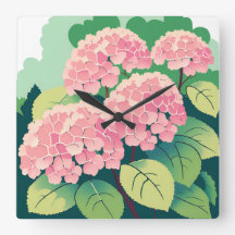 Roze Hortensia Bloem Botanisch