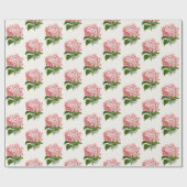  Roze Hortensia Bloemenpatroon Gift Cadeaupapier (Vlak)