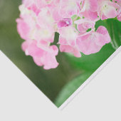 Roze Hortensia in de zomer Tissuepapier (Detail)