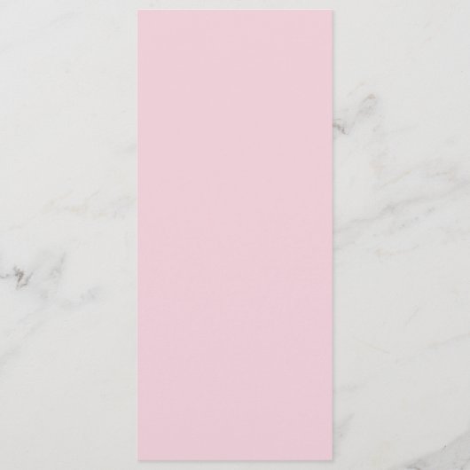 Roze Hortensia Klassiek Menu (Achterkant)