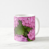 Roze Hortensia Koffiemok (Voorkant rechts)