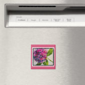  roze hortensia magneet (Insitu (Vaatwasser))