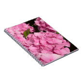 Roze Hortensia Notitieboek (Rechterzijde)