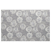 roze hortensia parel navy pruim stof (Fat Quarter)