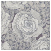 roze hortensia parel navy pruim stof (Close Up)