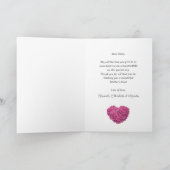 Roze Hortensia Schattige Bloem Moederdag Kaart (Binnen)