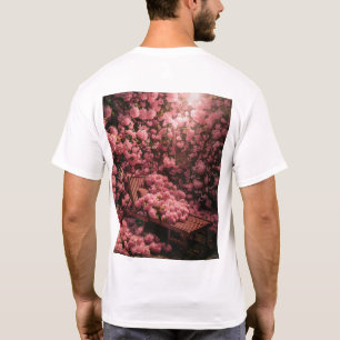Roze Hortensia's Bloemen All-Over Print T-shirt