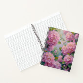 Roze Hortensia's Bloemenspiraalgebonden Dagboek Le Notitieboek (Binnen)