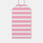 Roze Hot Air Ballon Baby shower Hartelijk dank Cadeaulabel (Achterkant)