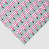 Roze hot-luchtballon Paris — geldig weefselpapier Tissuepapier (Detail)