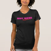 Roze hotmalt Express T-Shirt (Voorkant)