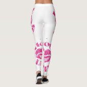 Roze hotspots! leggings (Achterkant)