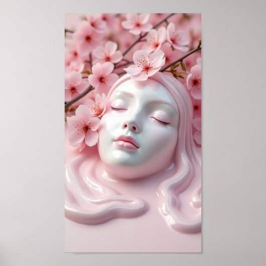 Roze hou of ontwerp je eigen poster (Voorkant)
