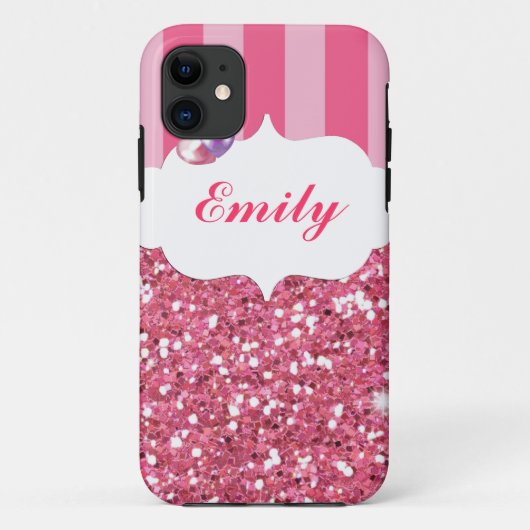 Roze houd Kalm en Snel op IPhone5 Hoesje (Achterkant)