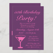 Roze Houd kalm, het is een uitnodiging van het Bir (Voorkant / Achterkant)