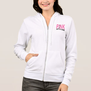 Roze houding Te roze om je zorgen te maken Onbezor Hoodie